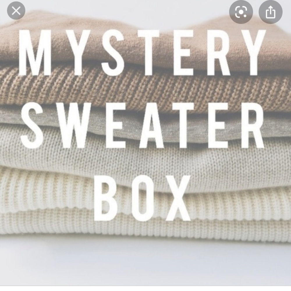 4 Sweaters/Cardigans Mystery Box $60